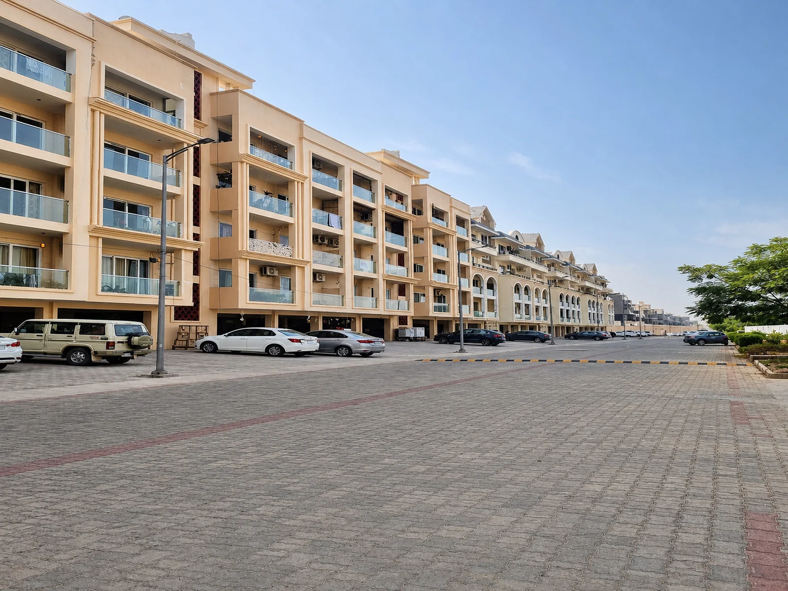 Completed mixed-use buildings inside Wave Estate Mohali