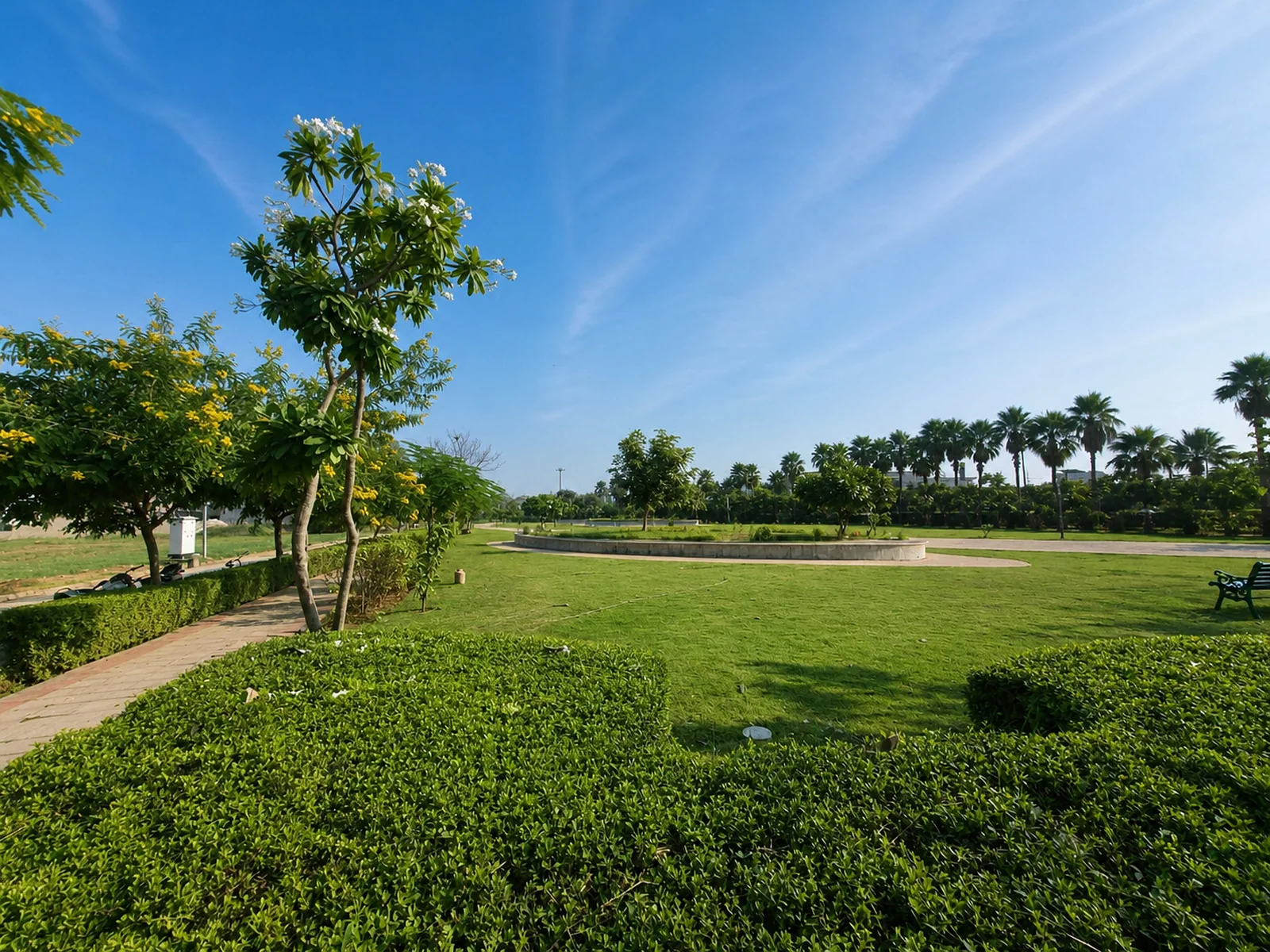 Landscaped residential plots at Wave Estate Mohali