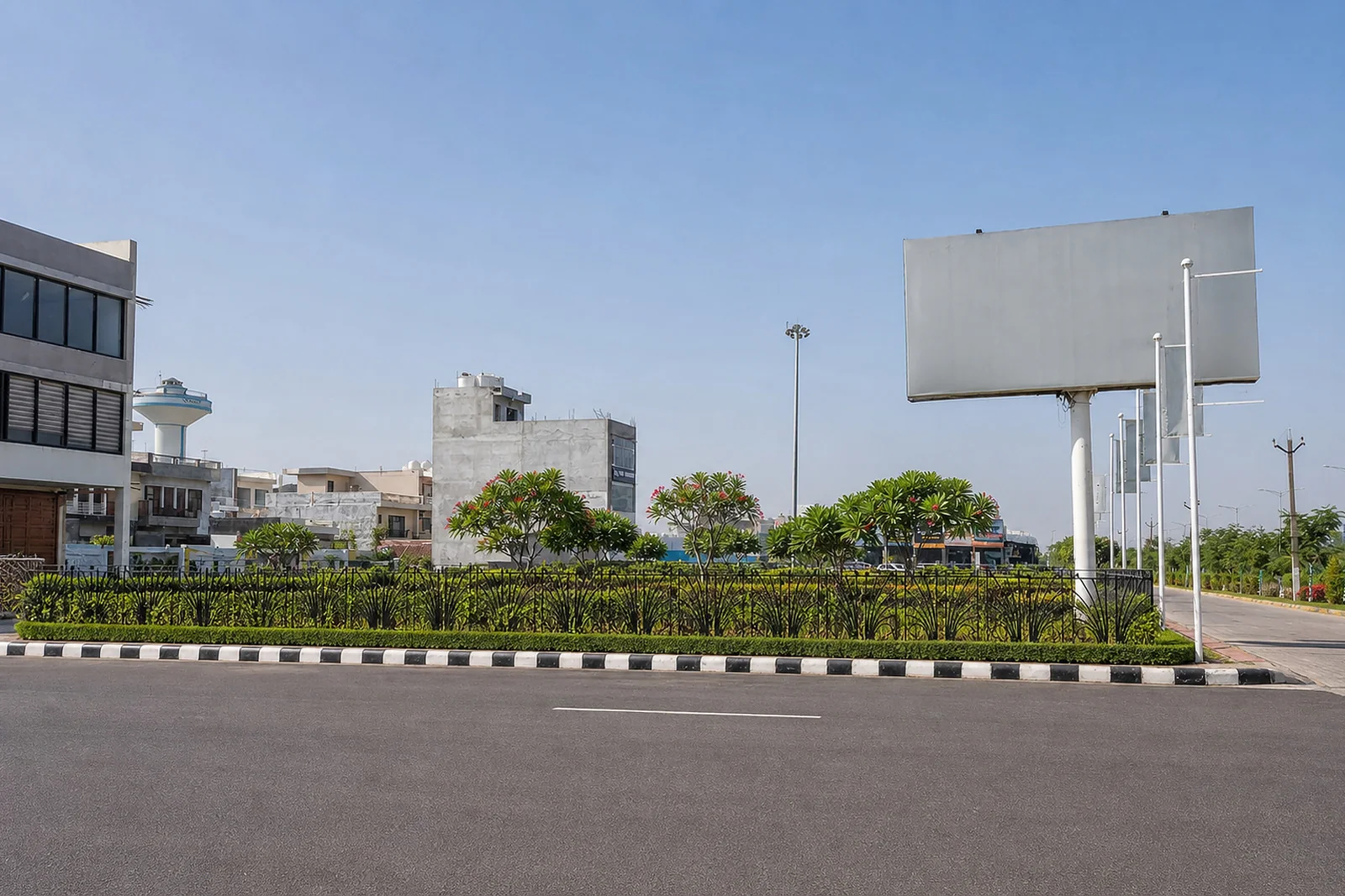 Mohali road infrastructure surrounding Wave Estate property
