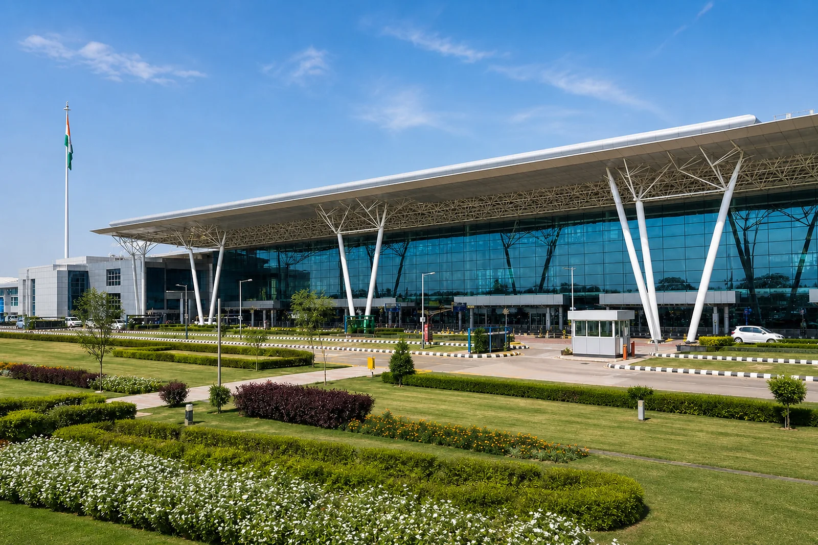 Shaheed Bhagat Singh International Airport terminal near Mohali